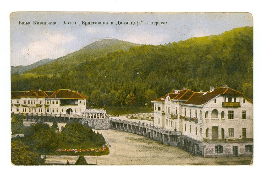 Hotel Hercegovina i Dalmacija, stara razglednica, oznaka 1921-1930