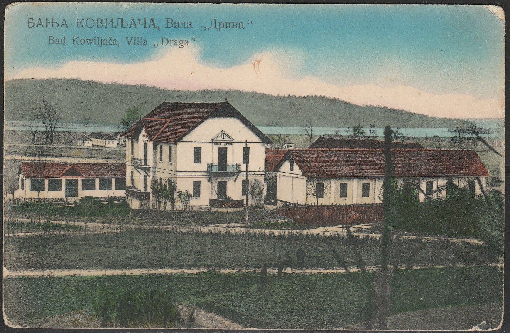 Vila Drina, stara razglednica, oznaka 1921-1930