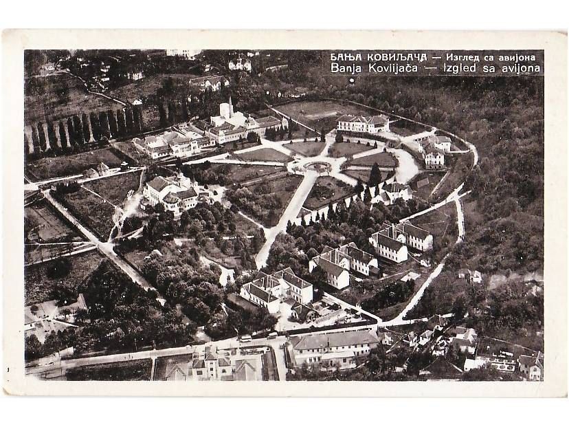 Izgled sa avijona, stara razglednica, oznaka 1940