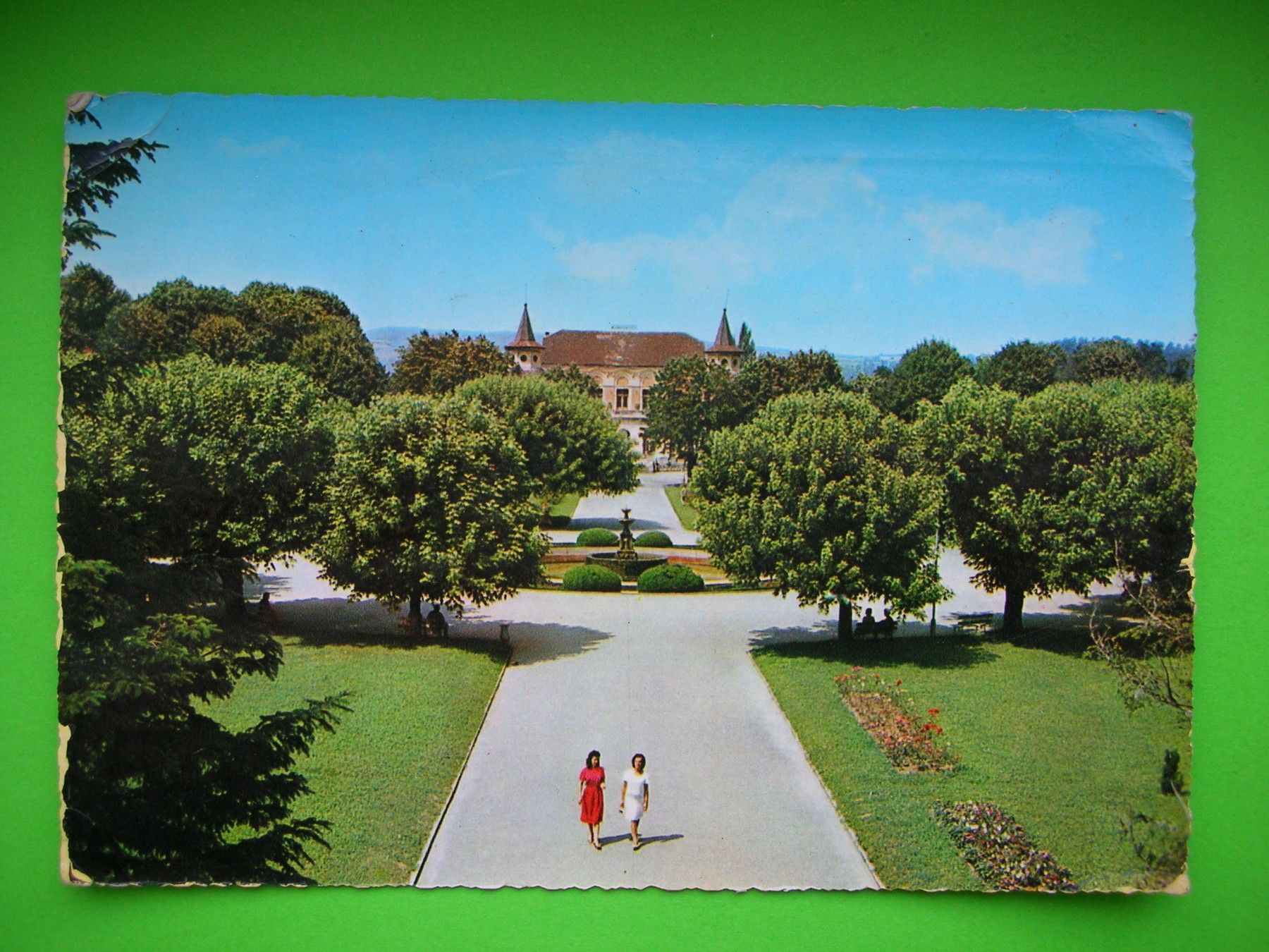 Park, stara razglednica, oznaka 1965