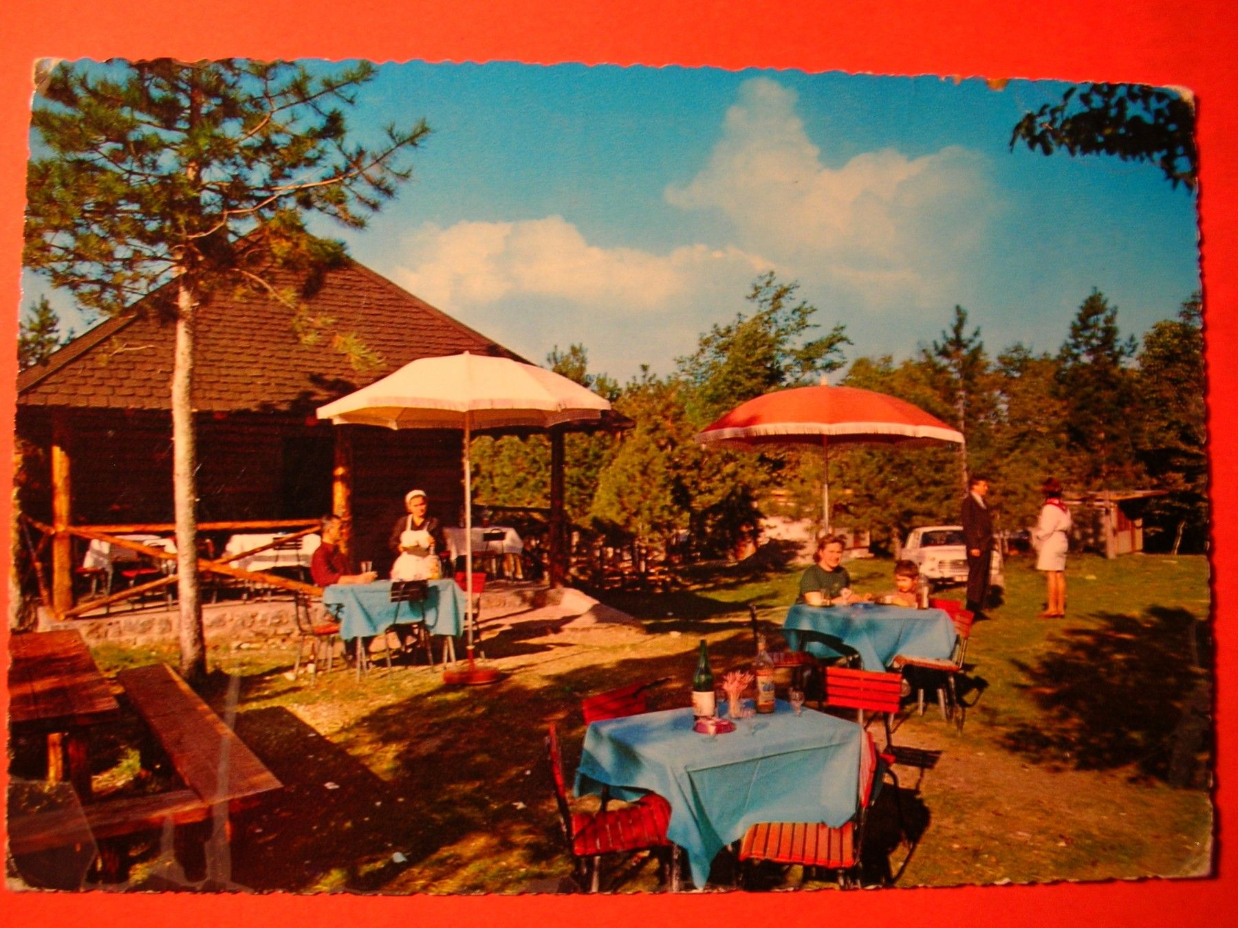 Restoran na Gučevu, stara razglednica, oznaka 1967