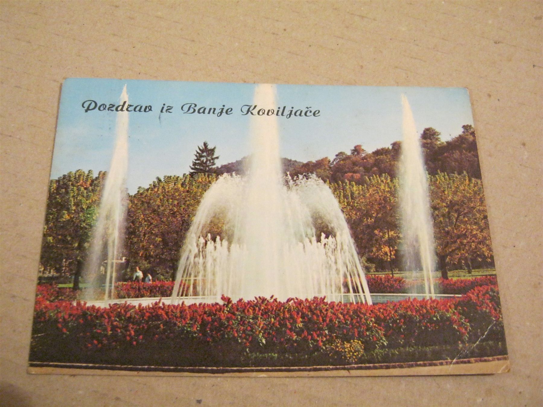 Fontana, stara razglednica, oznaka 1974